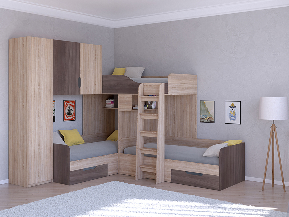 Трехместная двухъярусная кровать трио. Кровать двухъярусная пират Тандем фирма. Детская двухъярусная кровать с картинками Мадагаскар.